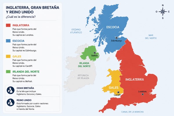 Inglaterra, Gran Bretaña y Reino Unido