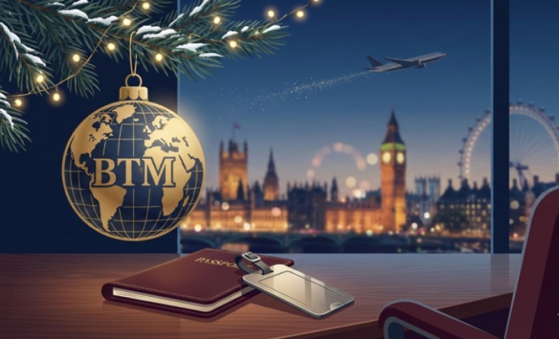 Felicitación de fin de año Business Travel Magazine comunidad de viajeros globales