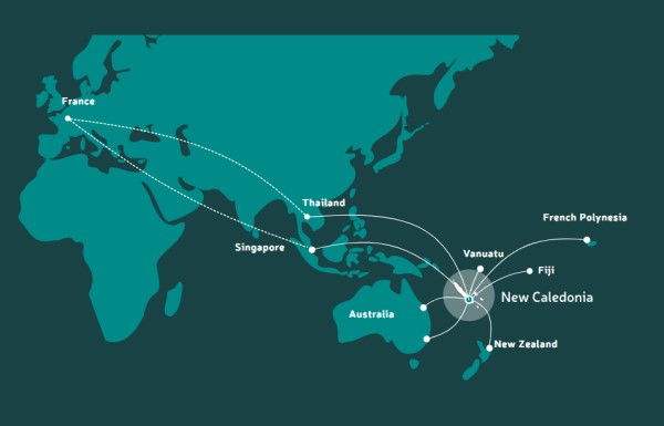 Nueva Caledonia mapa