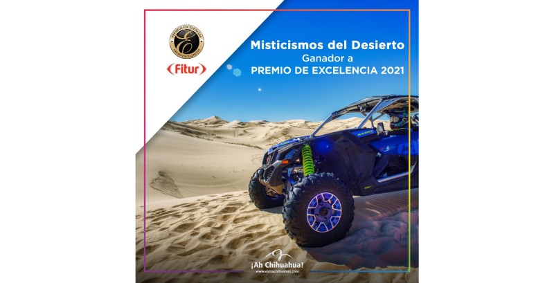Chihuahua gana Premio Excelencias Turísticas 2020 en FITUR 2021