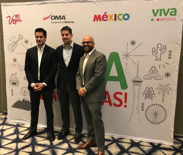Celebra Viva Aerobus el inicio de su nueva ruta Monterrey – Las Vegas