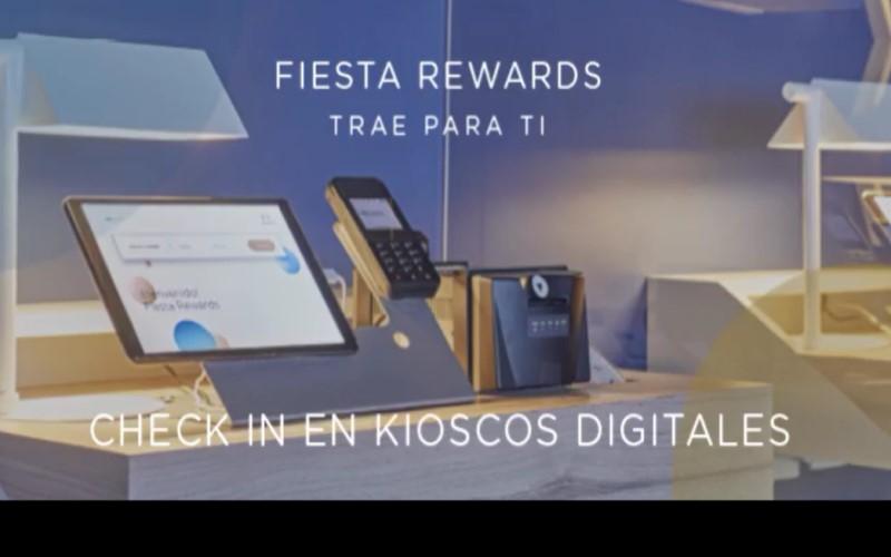 Fiesta Rewards implementa Kioscos Digitales y renueva la forma de hacer check in