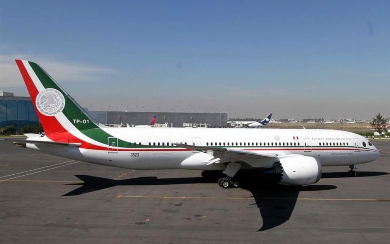 Gobierno de México vende avión presidencial a Tayikistán